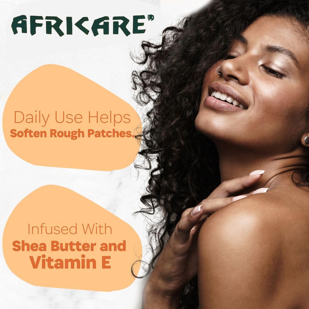 Infused with vitamin E and shea butter for nourished skin and hair.