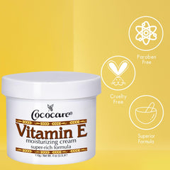 Ingredient and vitamin E information for Cococare cream
