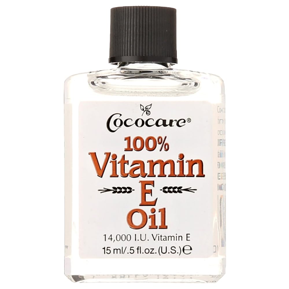 COCOCARE Vitamin E Oil bottle with 14000 IU, 0.5 oz