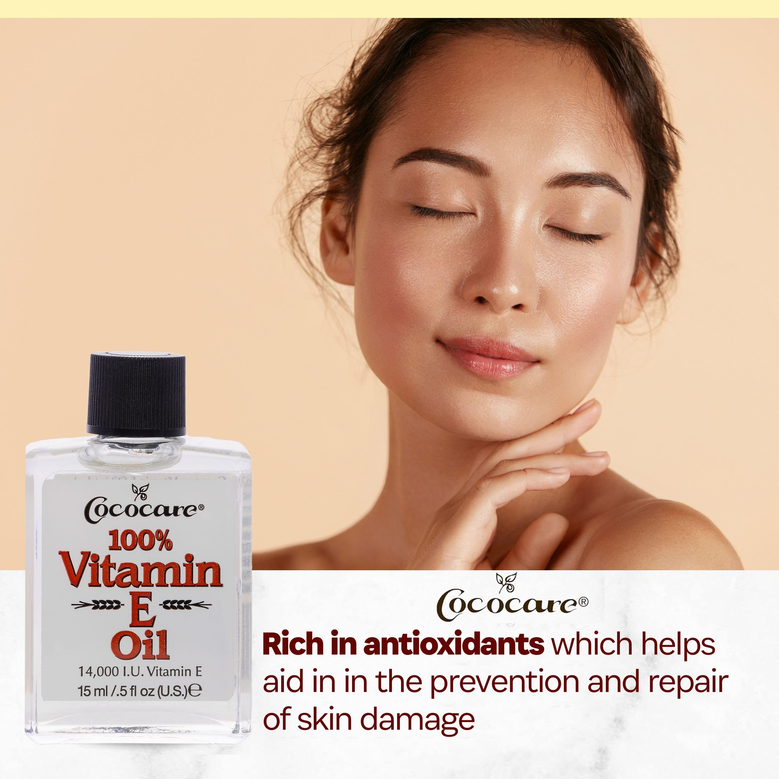 Antioxidant and anti-aging benefits of Vitamin E oil