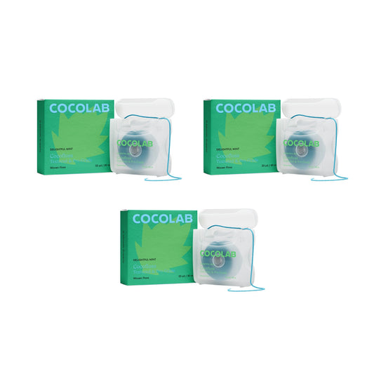 Cocofloss Woven Dental Floss Mint packaging