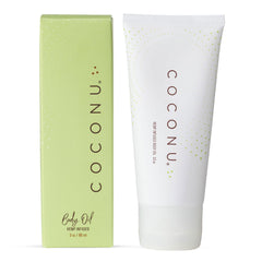 Coconu Hemp Infused Moisturizing Oil bottle front view