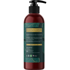Bottle of coconut and sweet almond massage oil