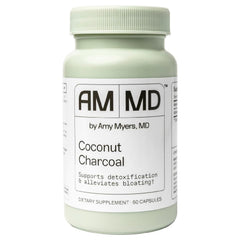 Coconut Charcoal Capsules bottle front view