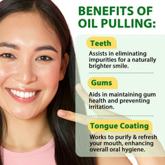 Box showing 2-pack Coconut Mint Oil Pulling Mouthwash