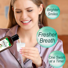 Lifestyle image featuring fresh breath and confident smile