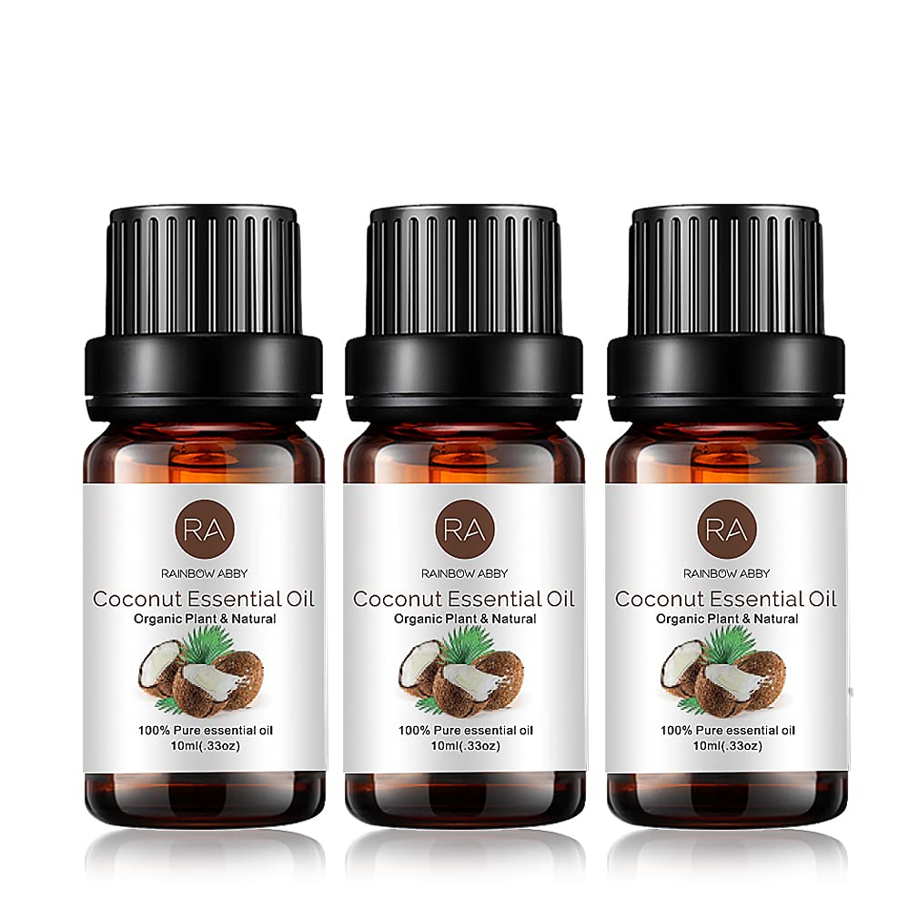 Three 10ml bottles of Coconut Essential Oil - 3 pack