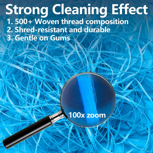 Two portable floss carrying cases for travel