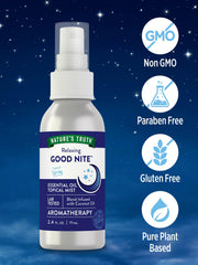 Topical mist showing coconut oil and water base