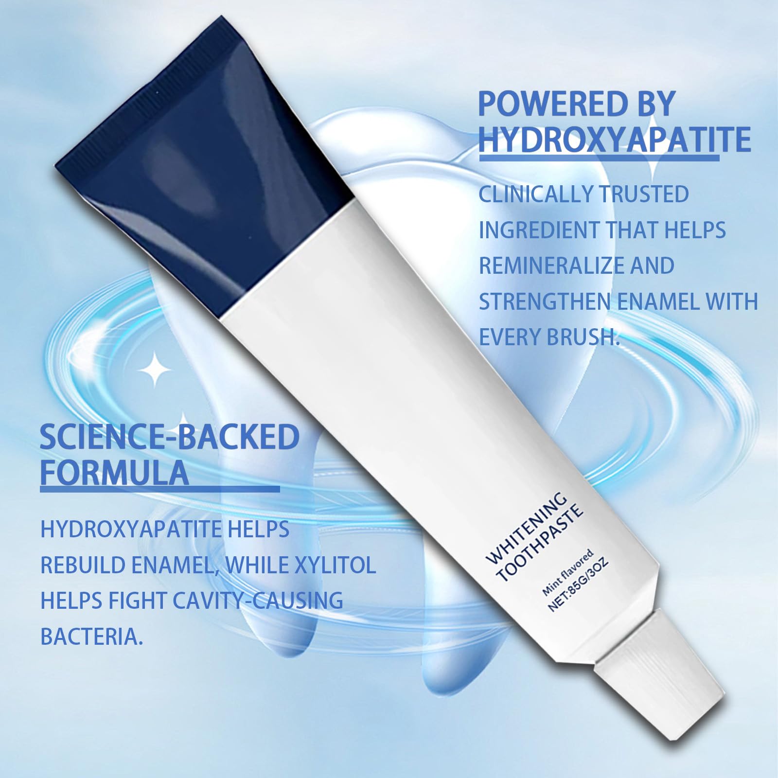 Coconut oil and xylitol ingredients for toothpaste