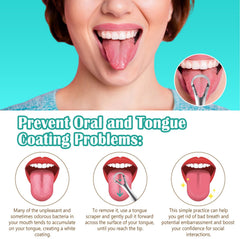 Visual of fresh breath, whiter teeth and healthy gums
