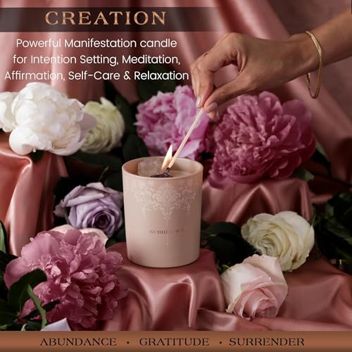 Coconut-soy-beeswax wax blend in a clean-burning candle.
