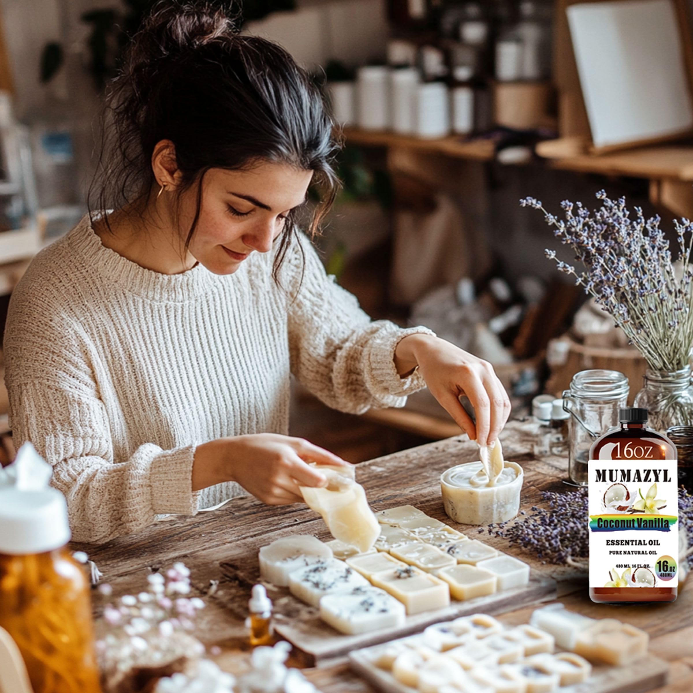 Coconut Vanilla essential oil for candle and soap crafting