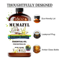 Coconut Vanilla essential oil used in a diffuser for aroma