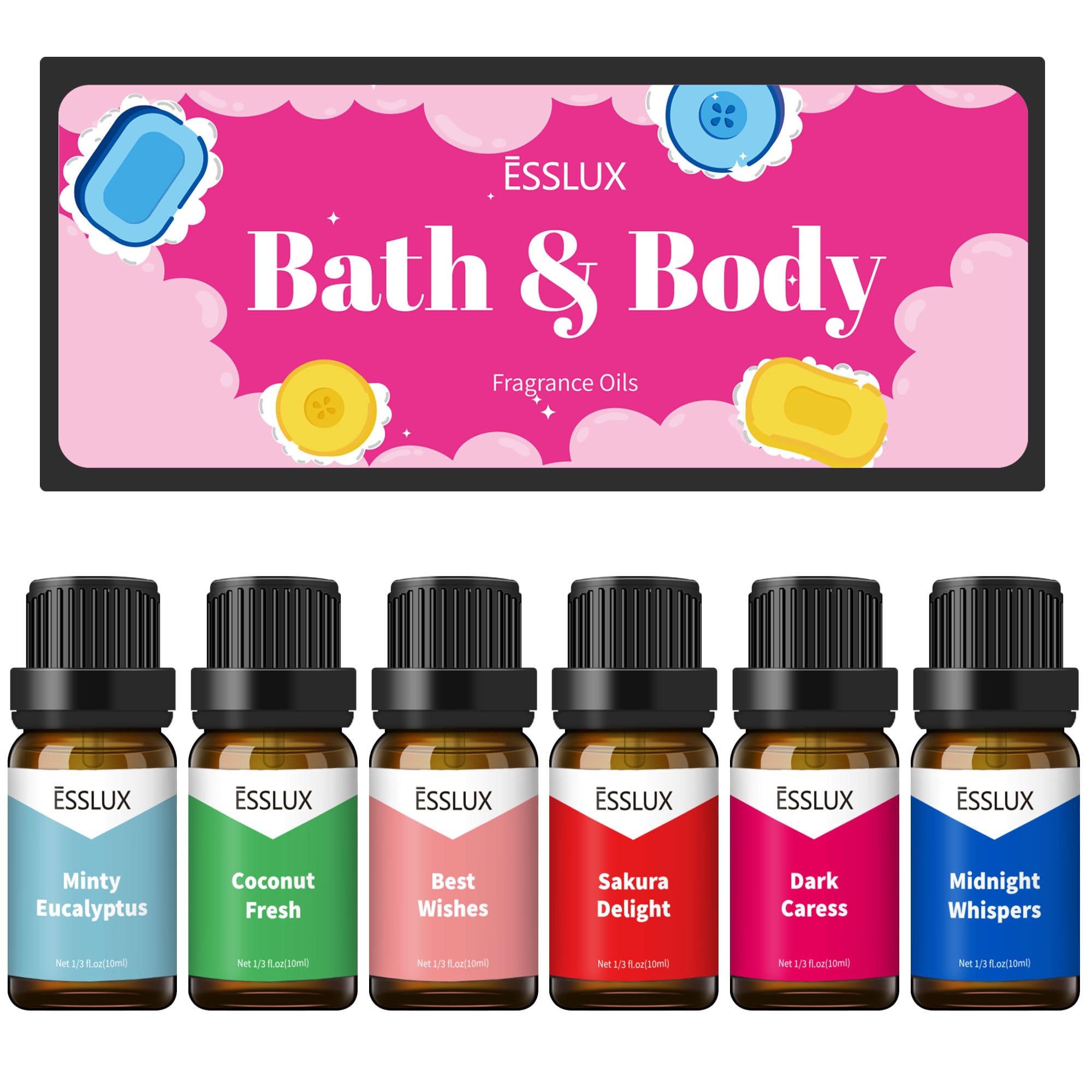 Coconut Fresh fragrance oil bottle 10ml