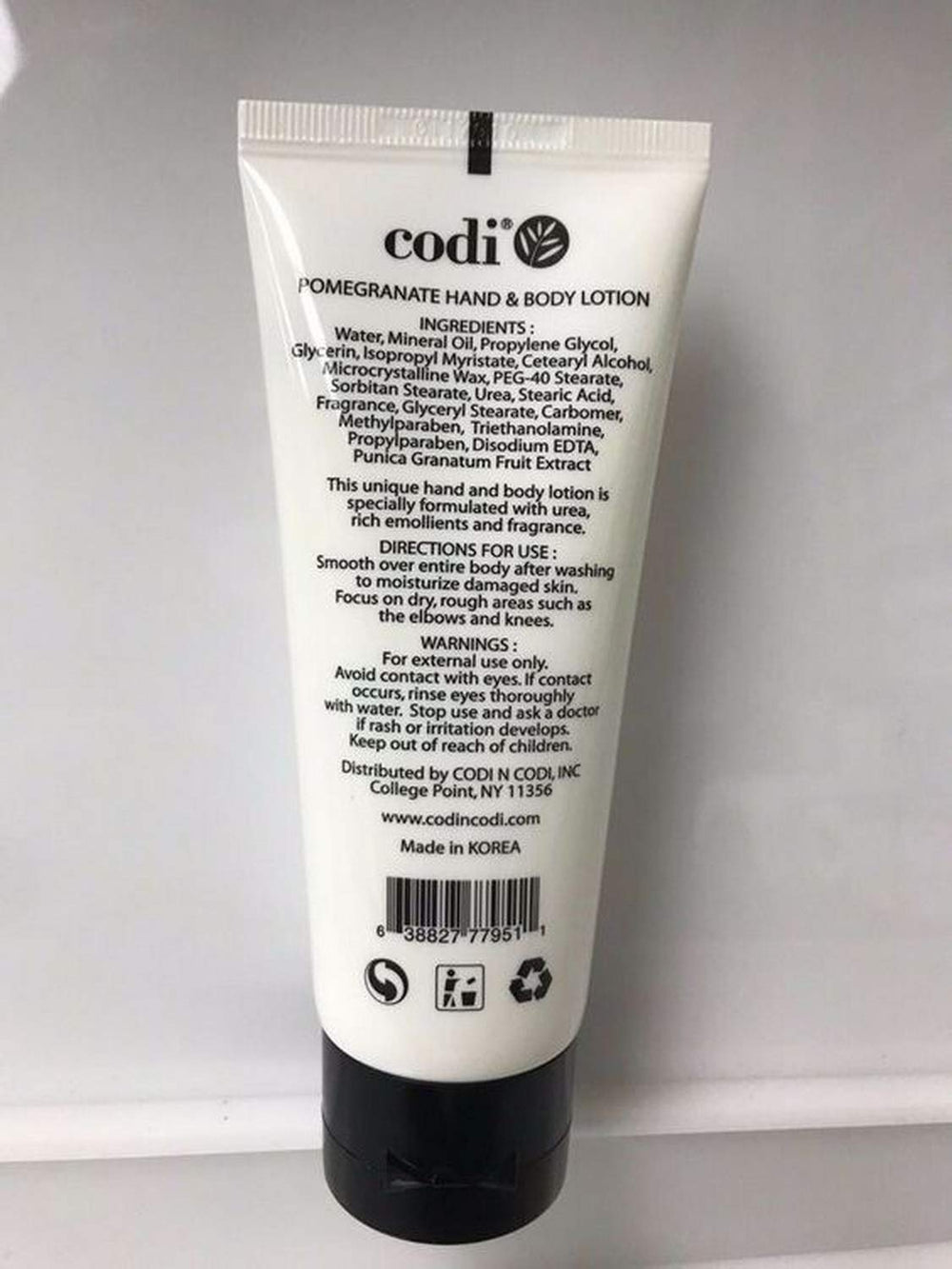 Pomegranate fragrance note of CODi lotion