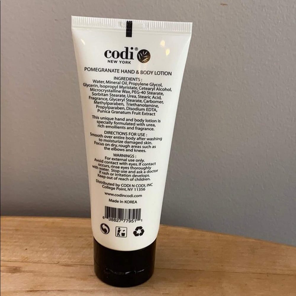 Pump dispensing CODi Pomegranate Lotion