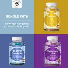 Ingredients and labeling graphic for Cod Liver Oil Gummies 1000mg
