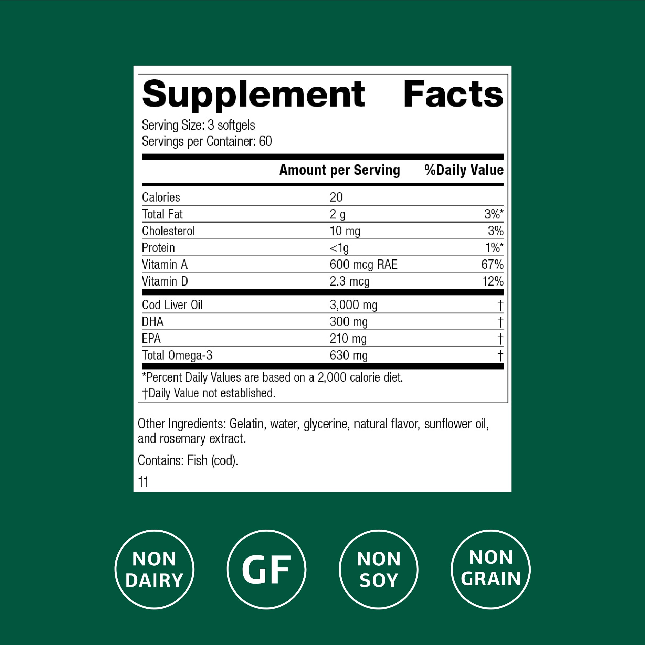 Immune support and antioxidants in Cod Liver Oil