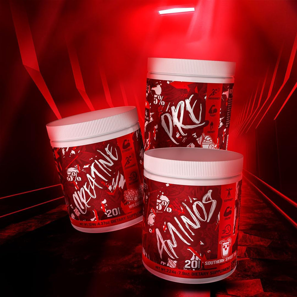 Post-workout recovery scene with Code Red Aminos Italian Lemon Ice