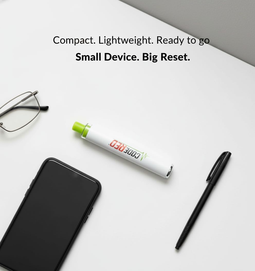 Code Red V-Aid packaging and diffuser pen together