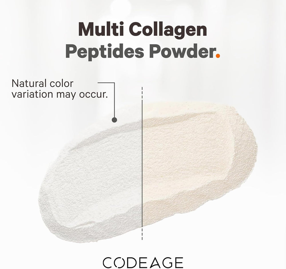 Graphic showing collagen types I II III V X