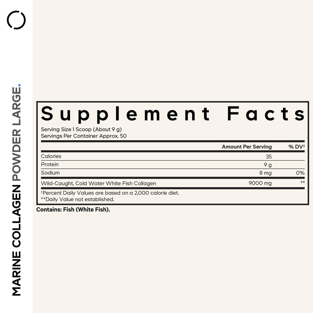Codeage collagen powder showcases 18 amino acids