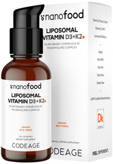 Codeage Liposomal D3 K2 liquid drops bottle
