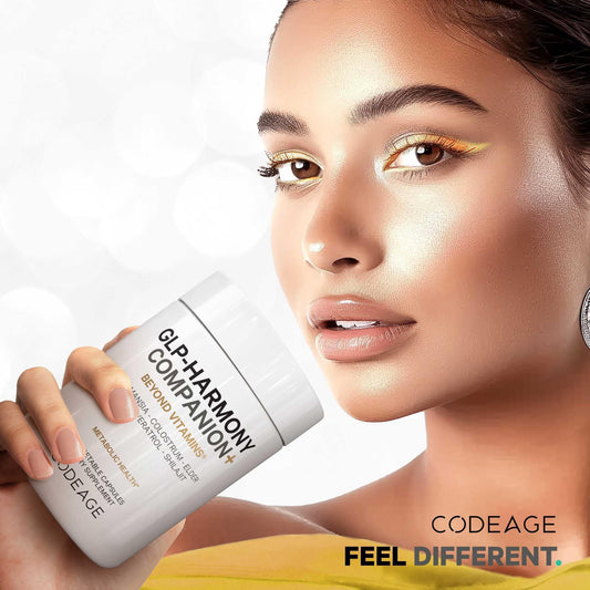 Close-up of Codeage GLP-Harmony Companion+ capsules