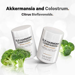 Ingredient collage highlighting GLP-1 support ingredients