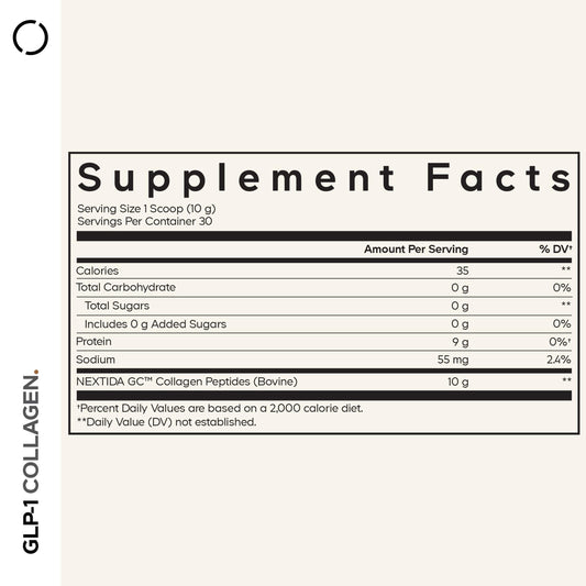 Bottle of Codeage GLP-1 Collagen Powder