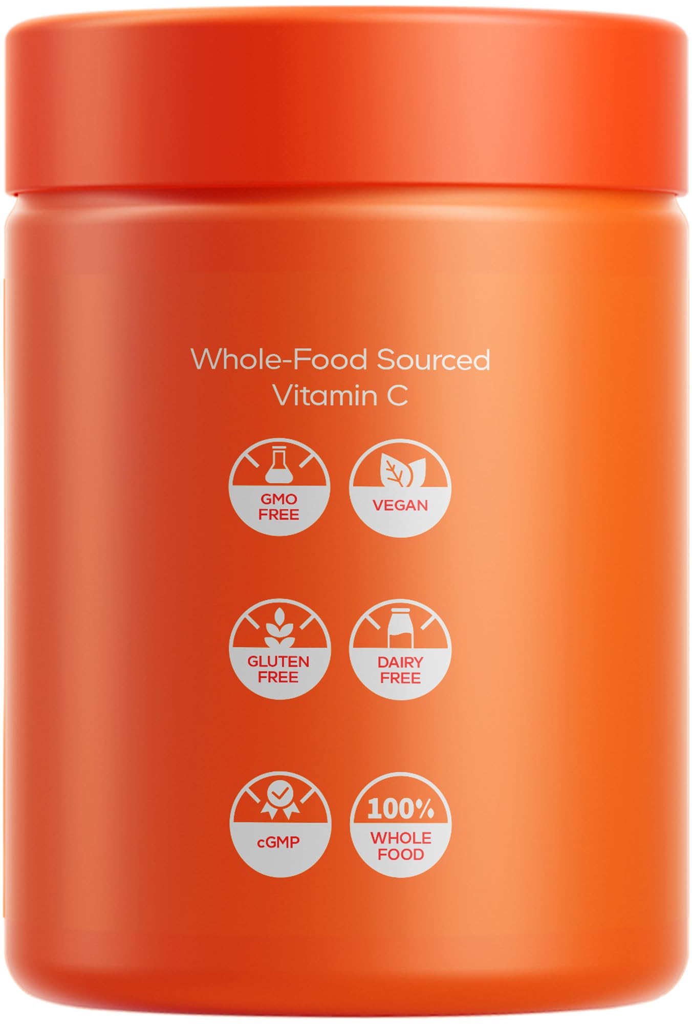 Codeage Instantfood Vitamin C produced in a USA cGMP facility, non-GMO and vegan.