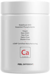 Product packaging and branding for Codeage Liposomal Calcium AKG