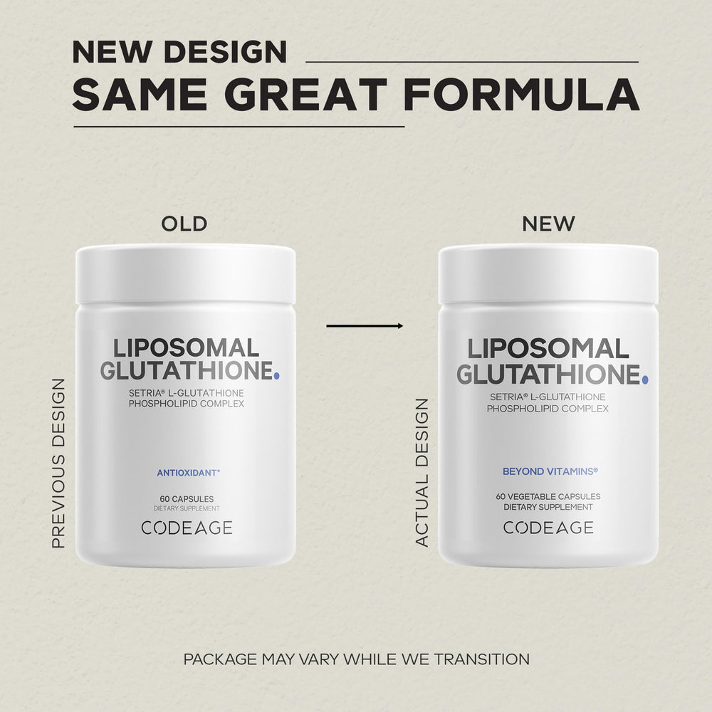 Codeage Glutathione ingredients and formulation