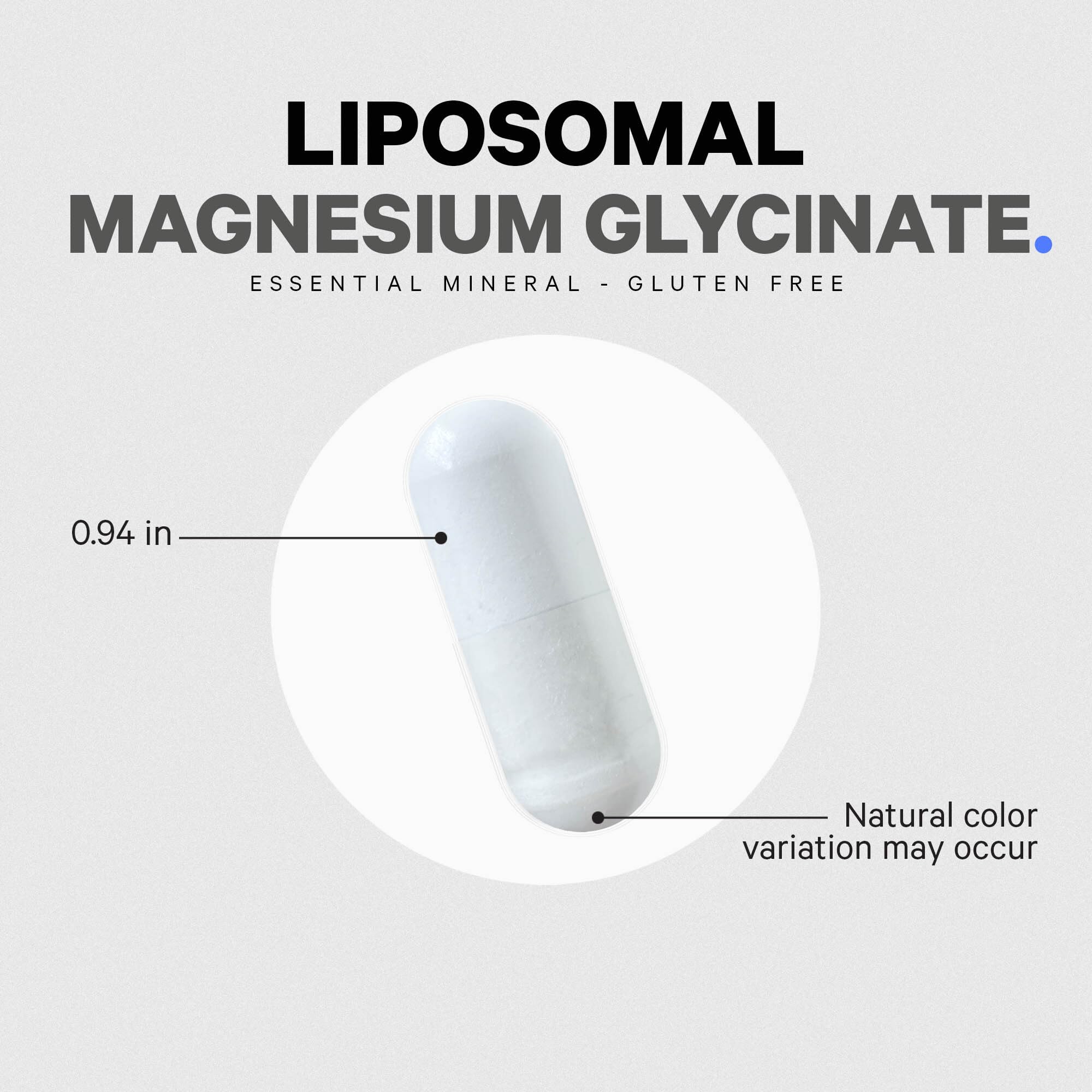 Two-month supply information showing 60 servings per bottle