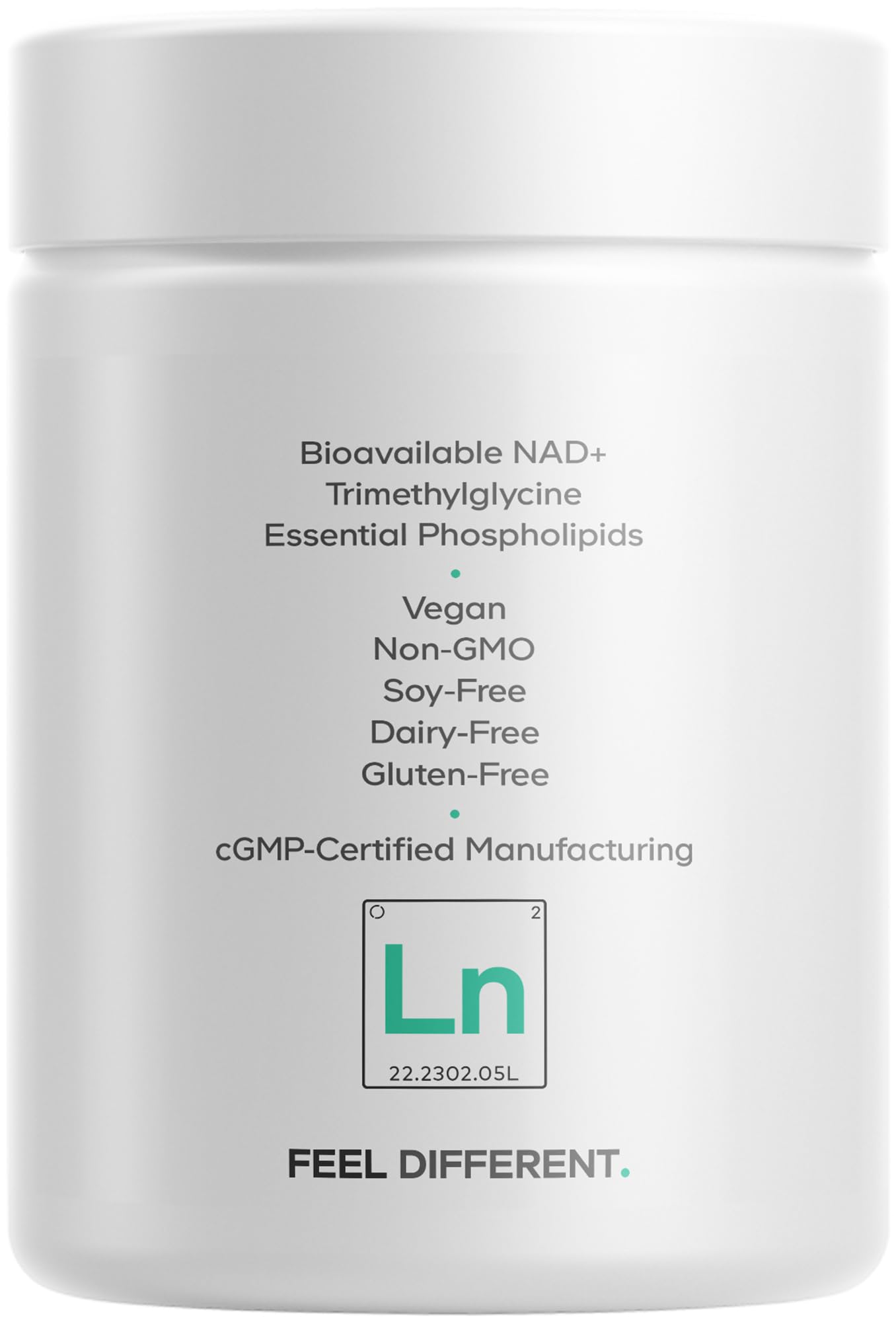 Codeage Liposomal NAD+ offers 60 capsules per bottle