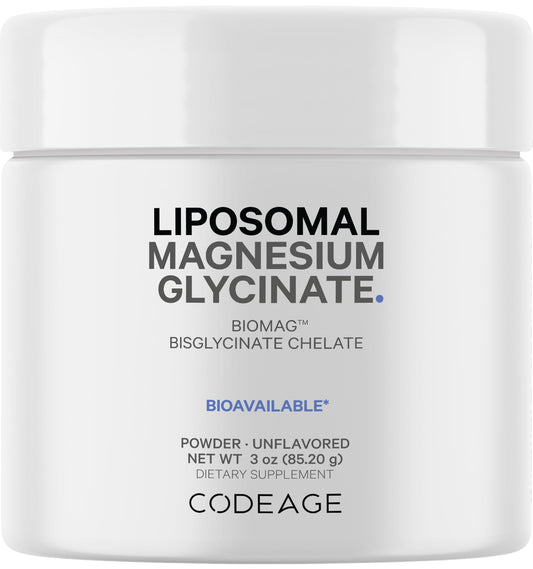 Codeage Liposomal Magnesium Glycinate Powder bottle