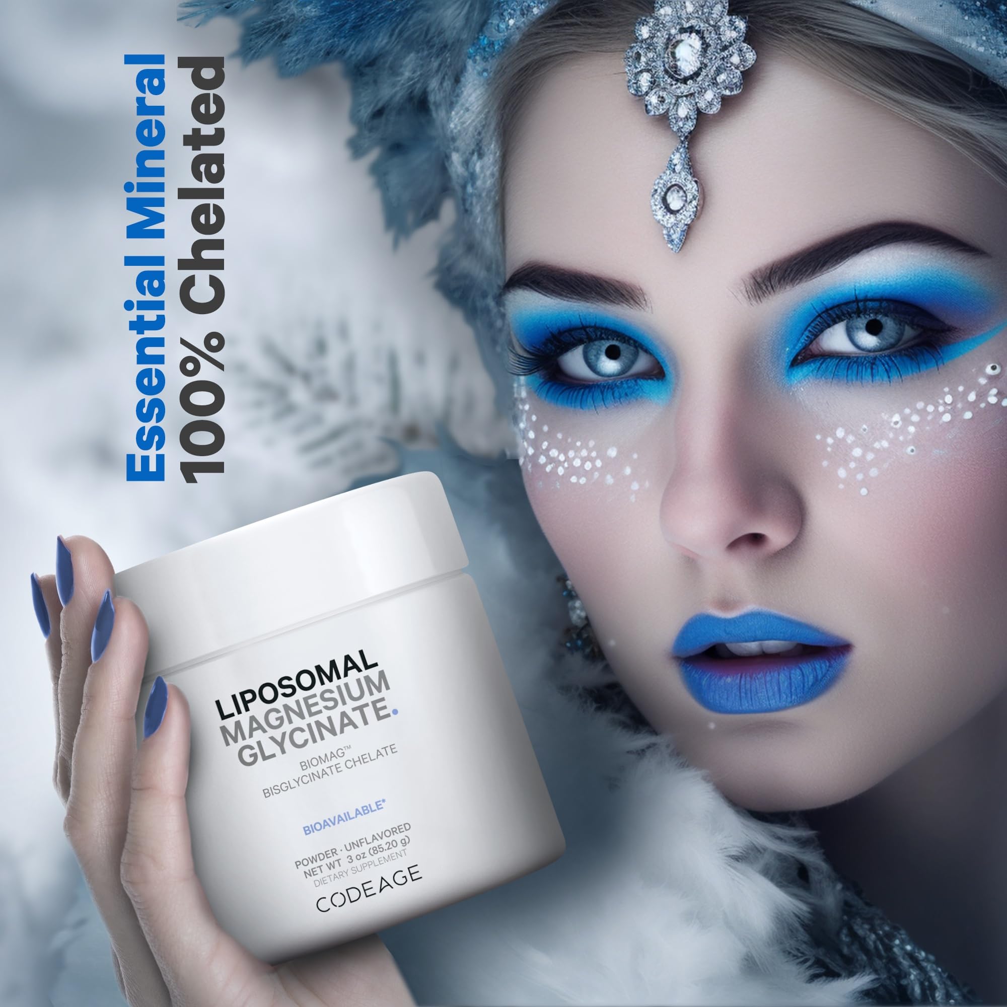 Ingredients list for Codeage Magnesium Glycinate powder