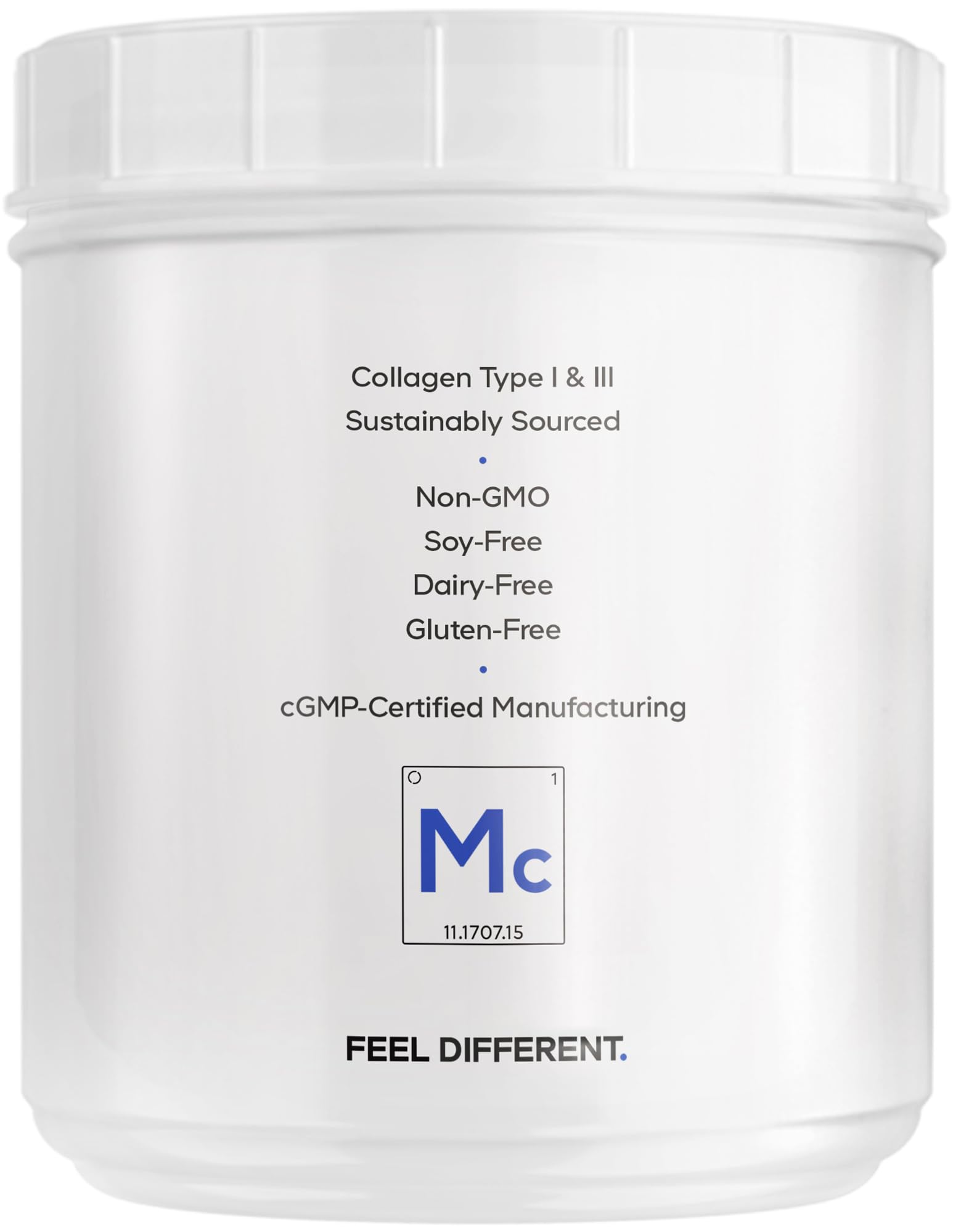 Back of Codeage Marine Collagen packaging showing 50-day supply tips.