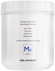 Back of Codeage Marine Collagen packaging showing 50-day supply tips.