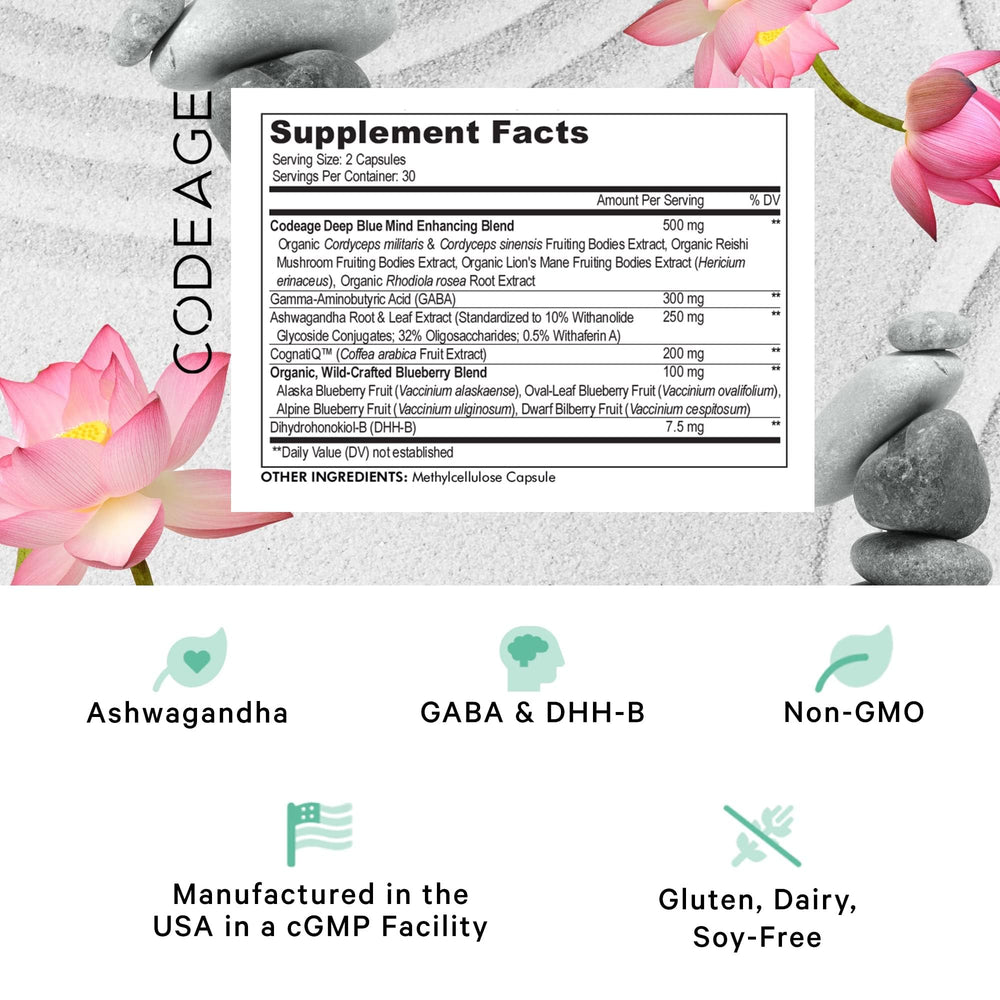 CognatiQ ingredient highlighted on Codeage Meditate