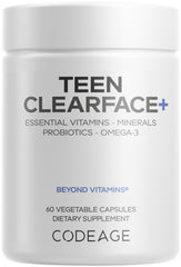 Codeage Teen Clearface bottle and 60 capsules