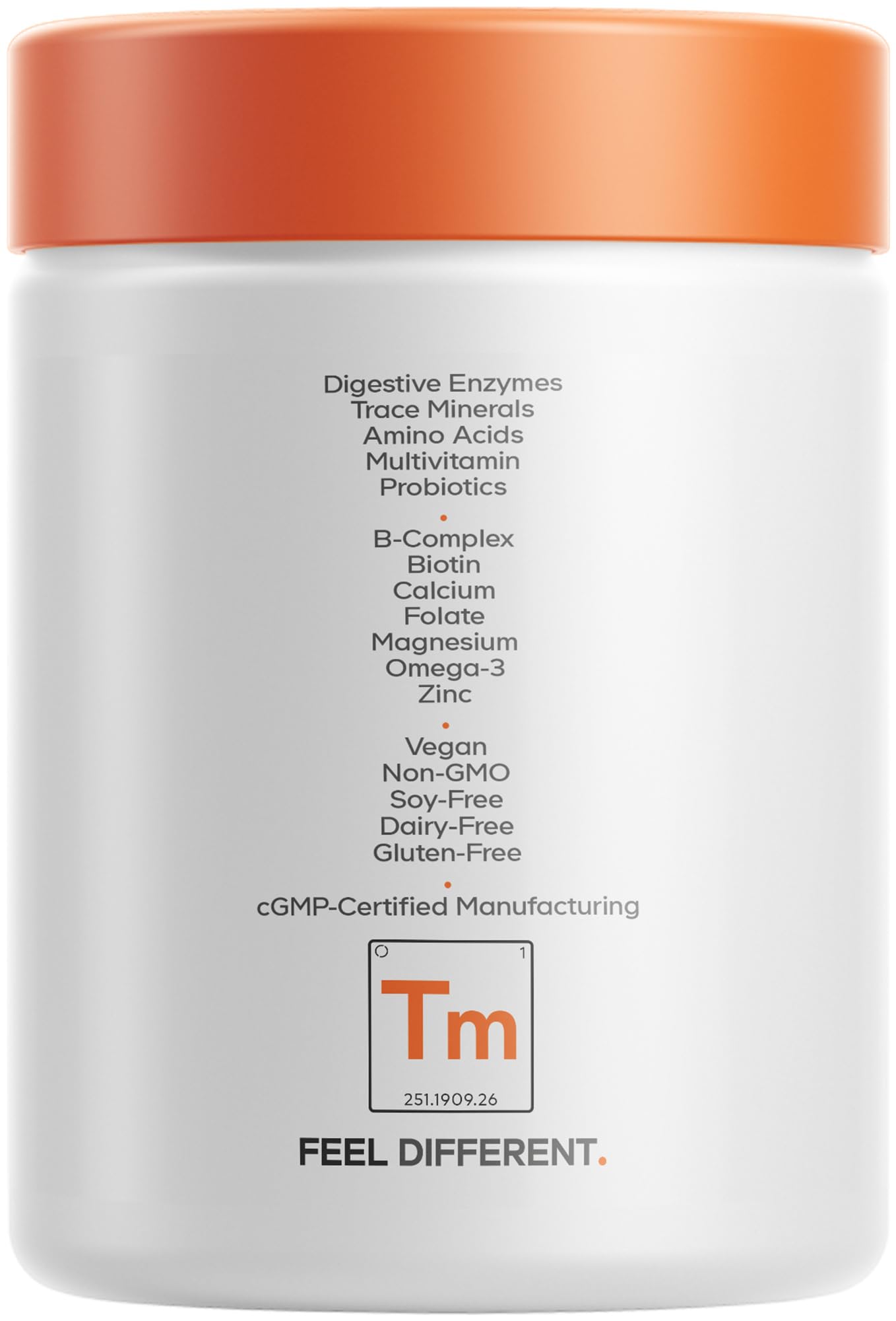 Codeage Teen Multivitamin real-food ingredients image suggests wholesome nutrition for teens.