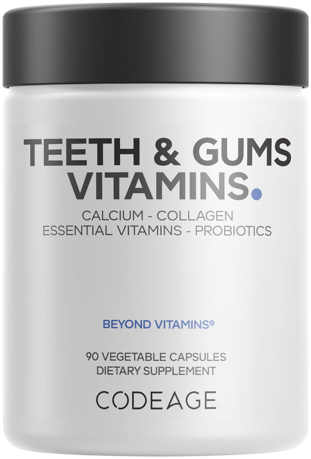 Codeage Teeth & Gums vitamins box with 90 capsules