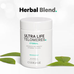 Ashwagandha and herbal blend within Codeage Telomeres