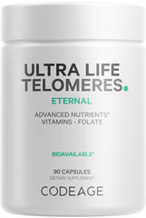 Codeage Ultra Life Telomeres bottle with capsules