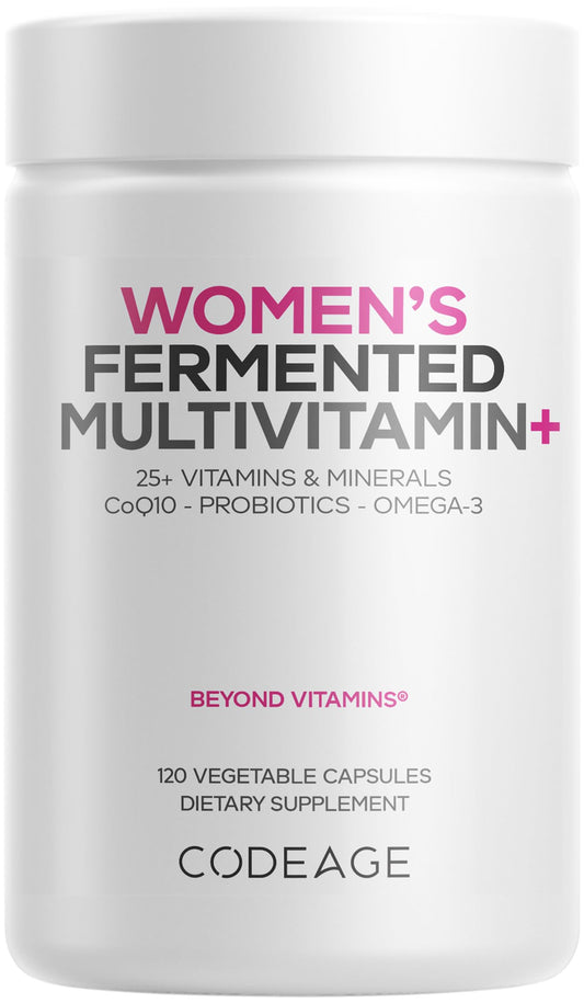 Codeage Women's Daily Multivitamin bottle front view with 120 capsules