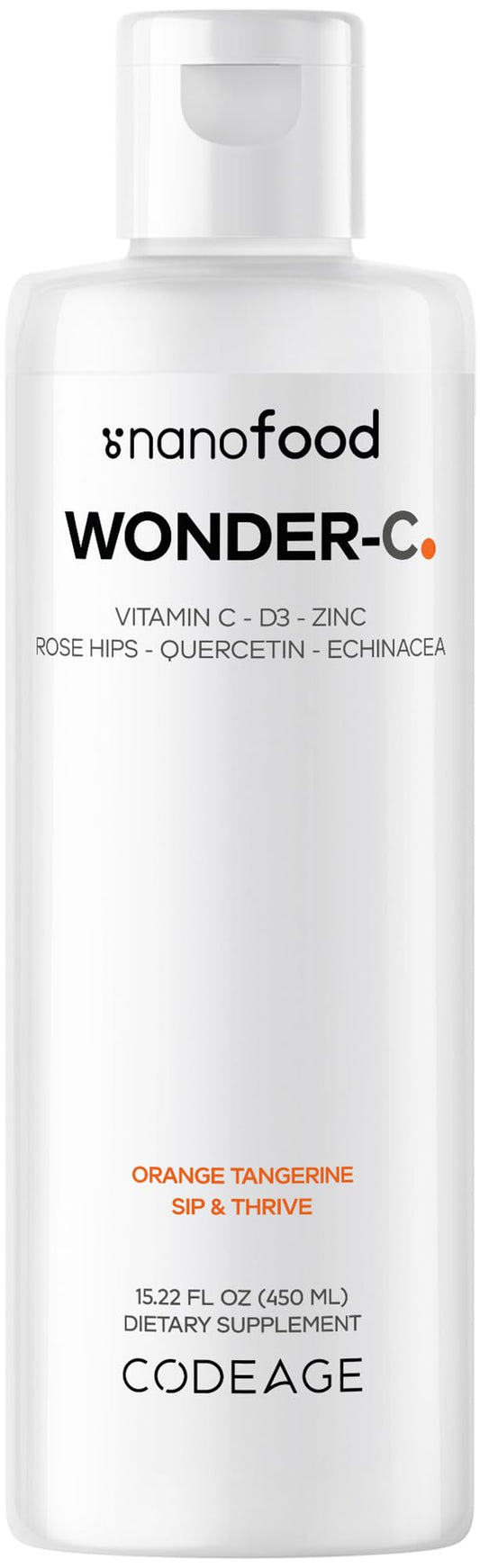 Codeage Wonder-C bottle front view