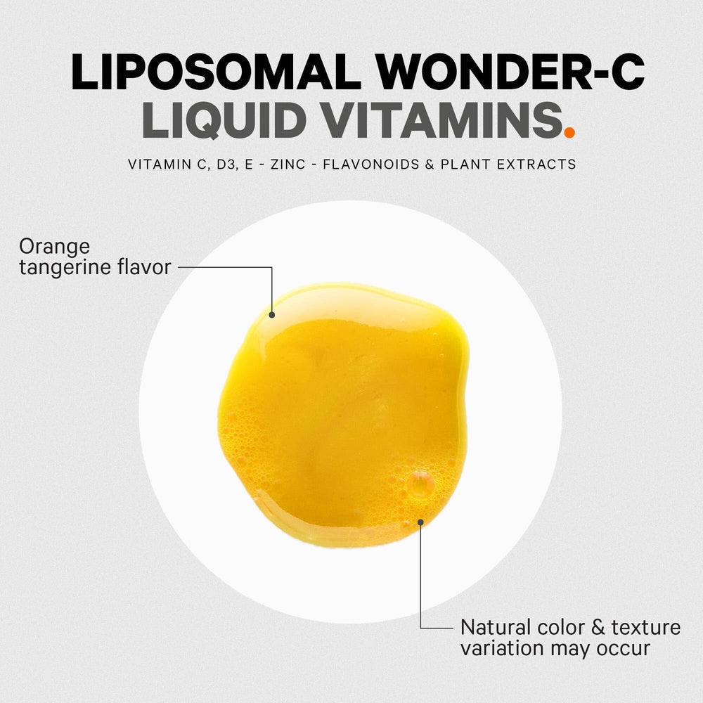 Non-GMO sunflower oil liposomal delivery graphic for Wonder-C