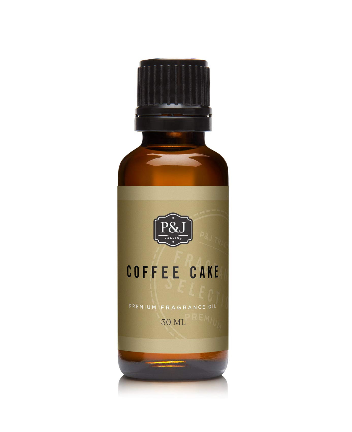 Coffee Cake scented oil 30ml bottle - front view